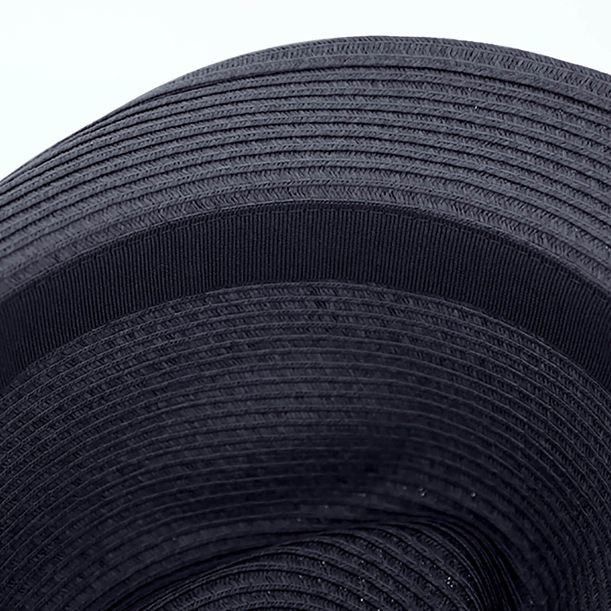 Fiebig Papierhut Trilby uni mit gleichfarbigem Ripsband Marine