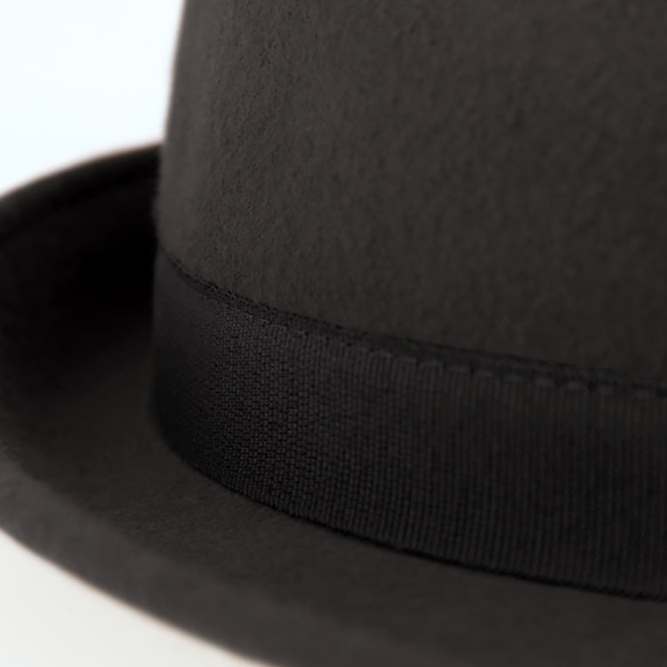 Fiebig Wollfilzhut Trilby uni Hellgrau