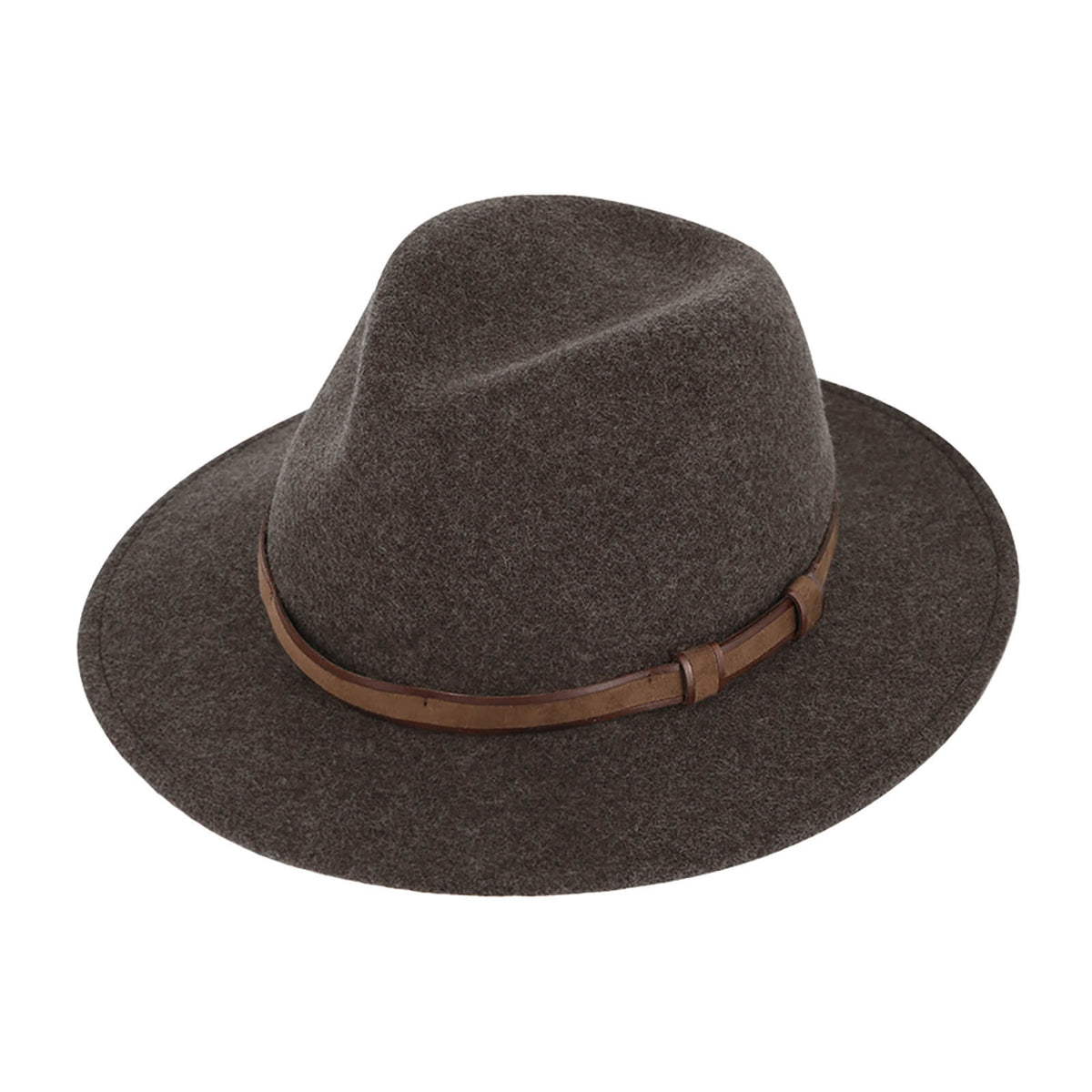 Fiebig Wollfilzhut Traveller waterproof und crushable Braun