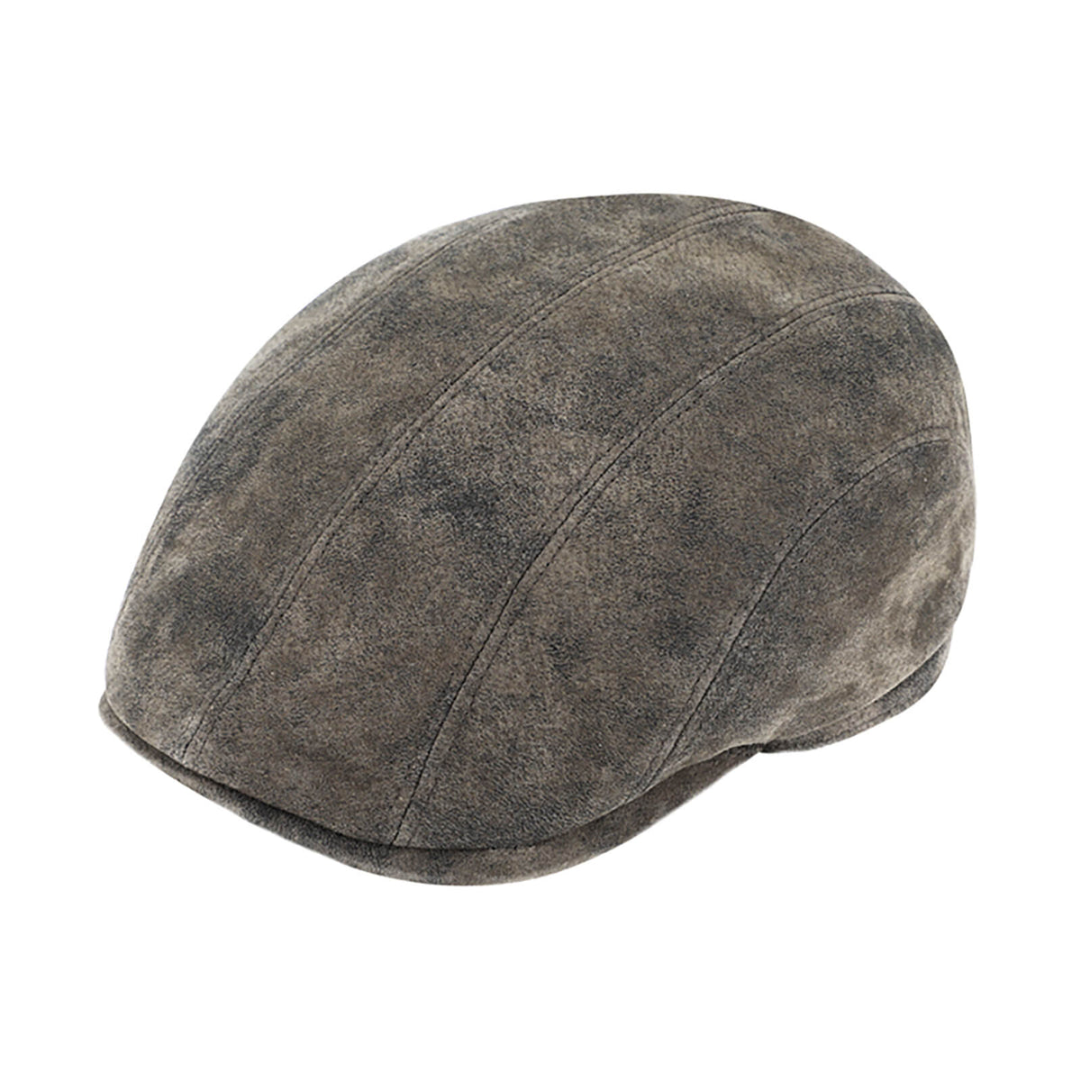 Fiebig Flatcap Leder Taupe