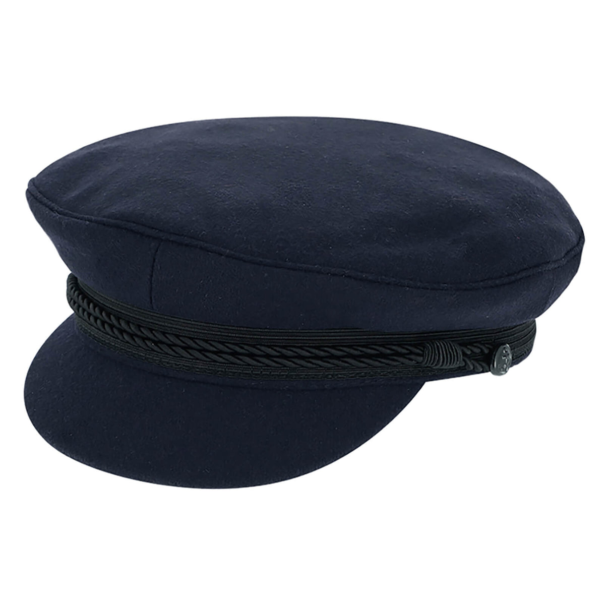 Fiebig Schiffermütze Elbsegler Schurwolle Marineblau