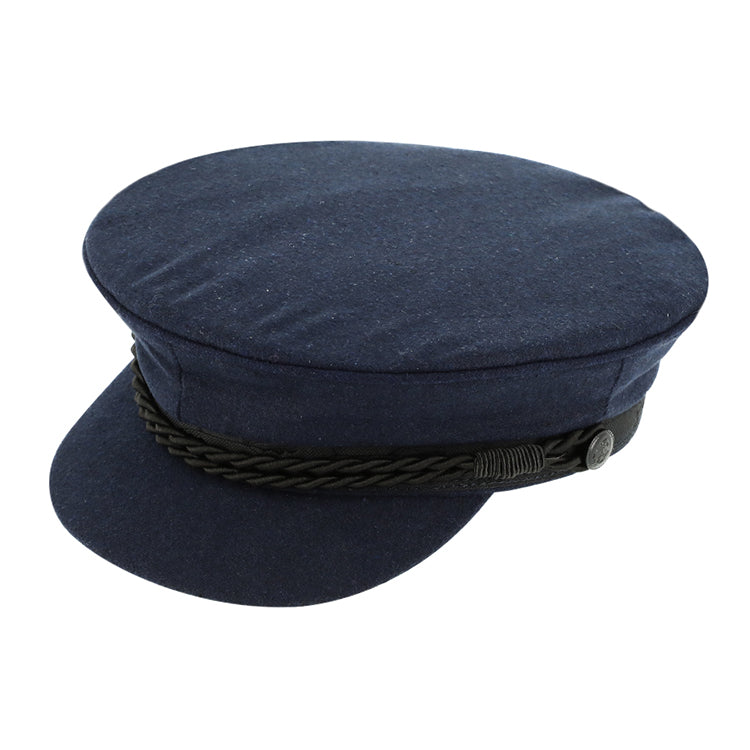 Fiebig Schiffermütze Elbsegler uni Marineblau