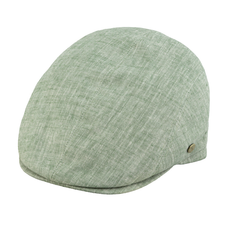 Fiebig Flatcap Hanf uni melange Khaki
