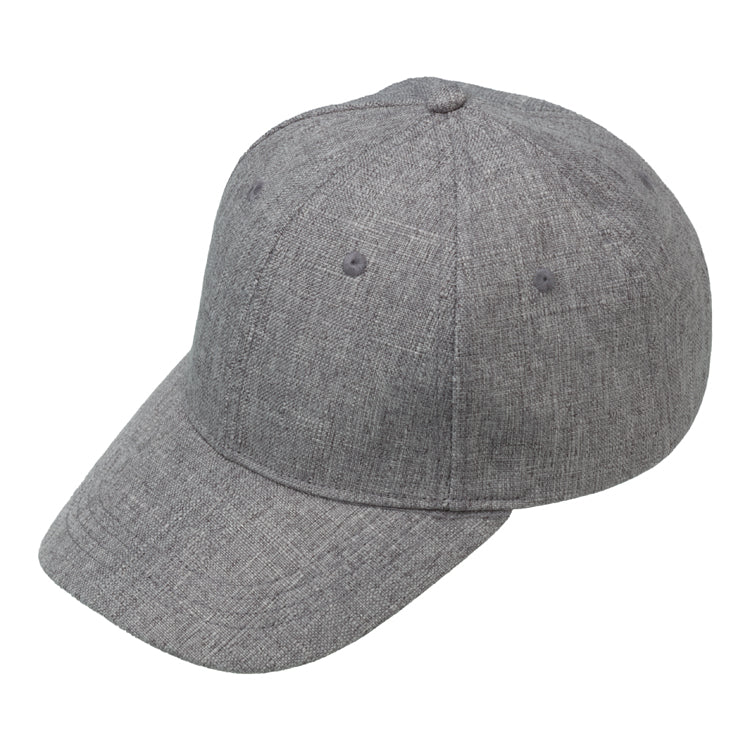 Fiebig Baseballcap Leinen melange Hellgrau