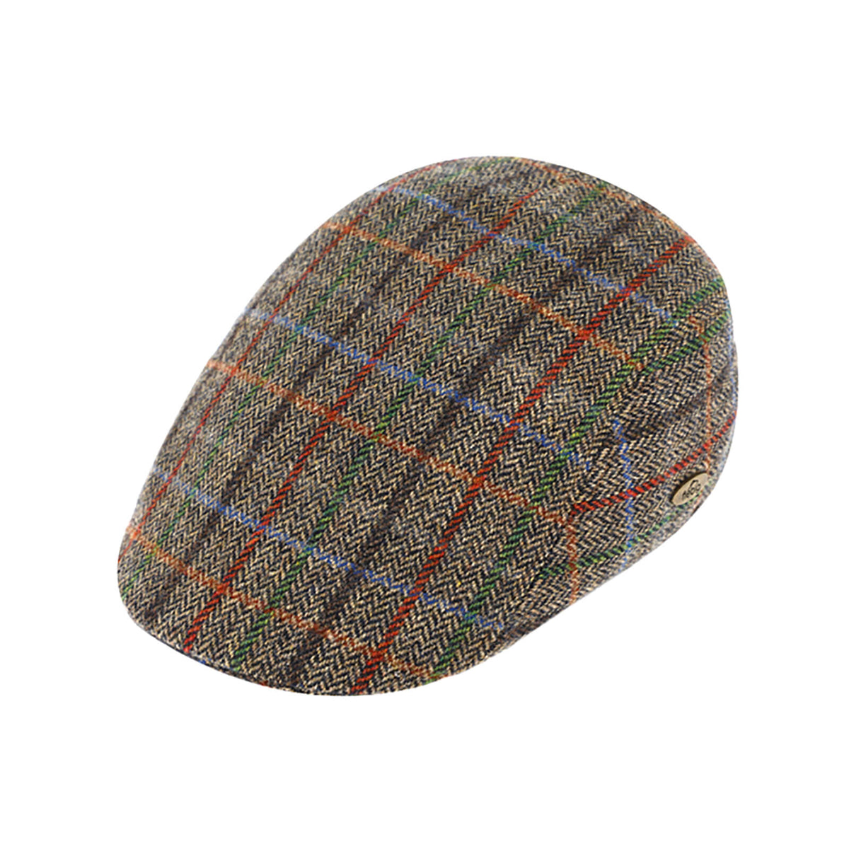 Fiebig Flatcap Wolle gemustert Beige