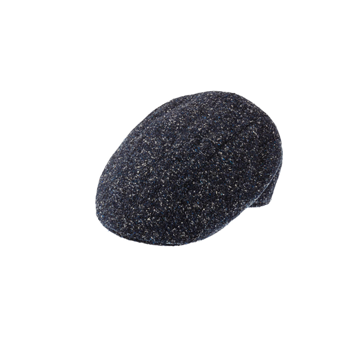 Fiebig Flatcap Cap Wolle melange Marineblau