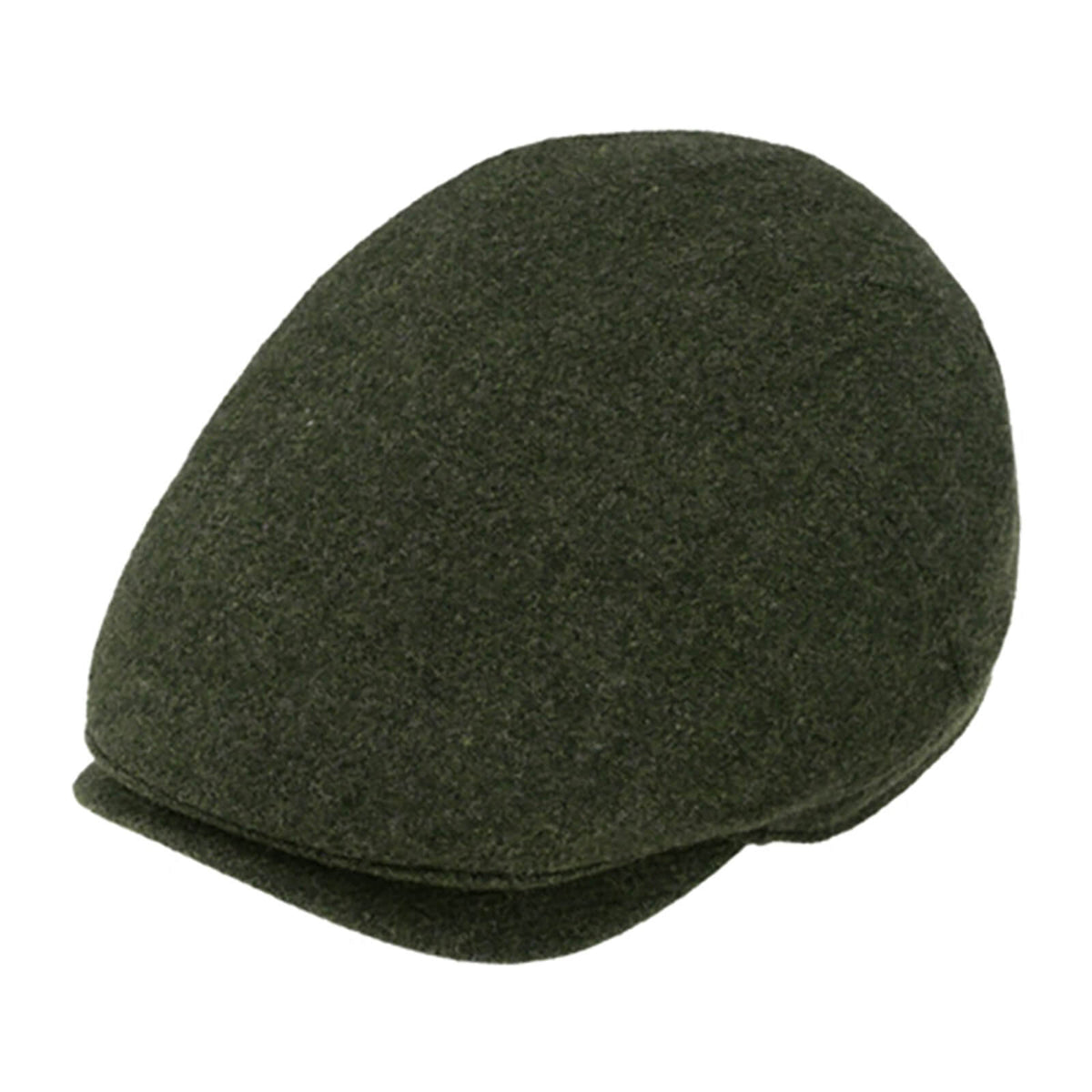 Fiebig Flatcap Shetlandwolle melange Oliv