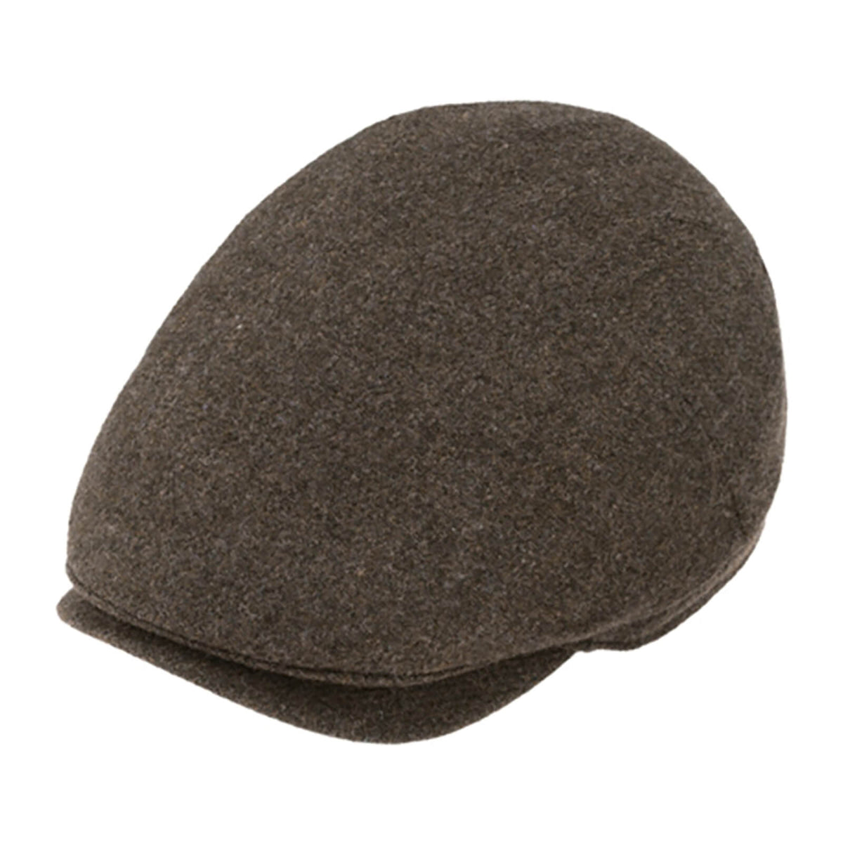 Fiebig Flatcap Shetlandwolle melange Taupe