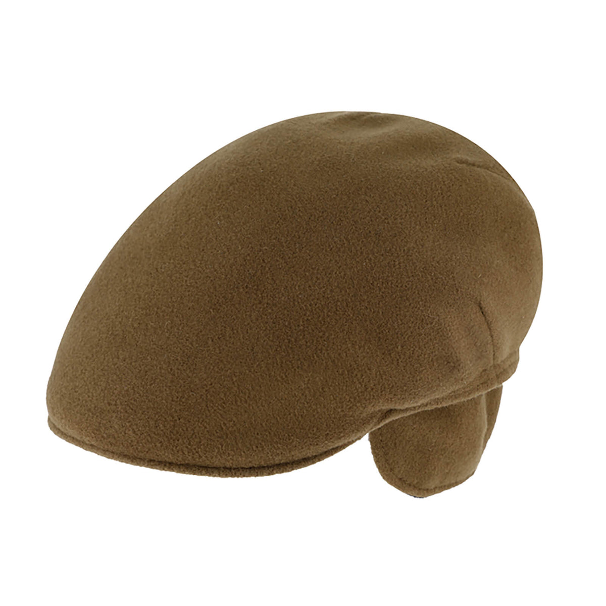 Fiebig Flatcap Wollmix mit Ohrenklappen Camel