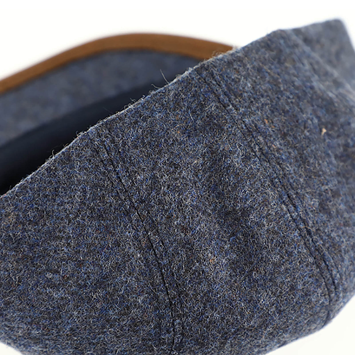 Fiebig Flatcap Schurwolle uni Jeansblau