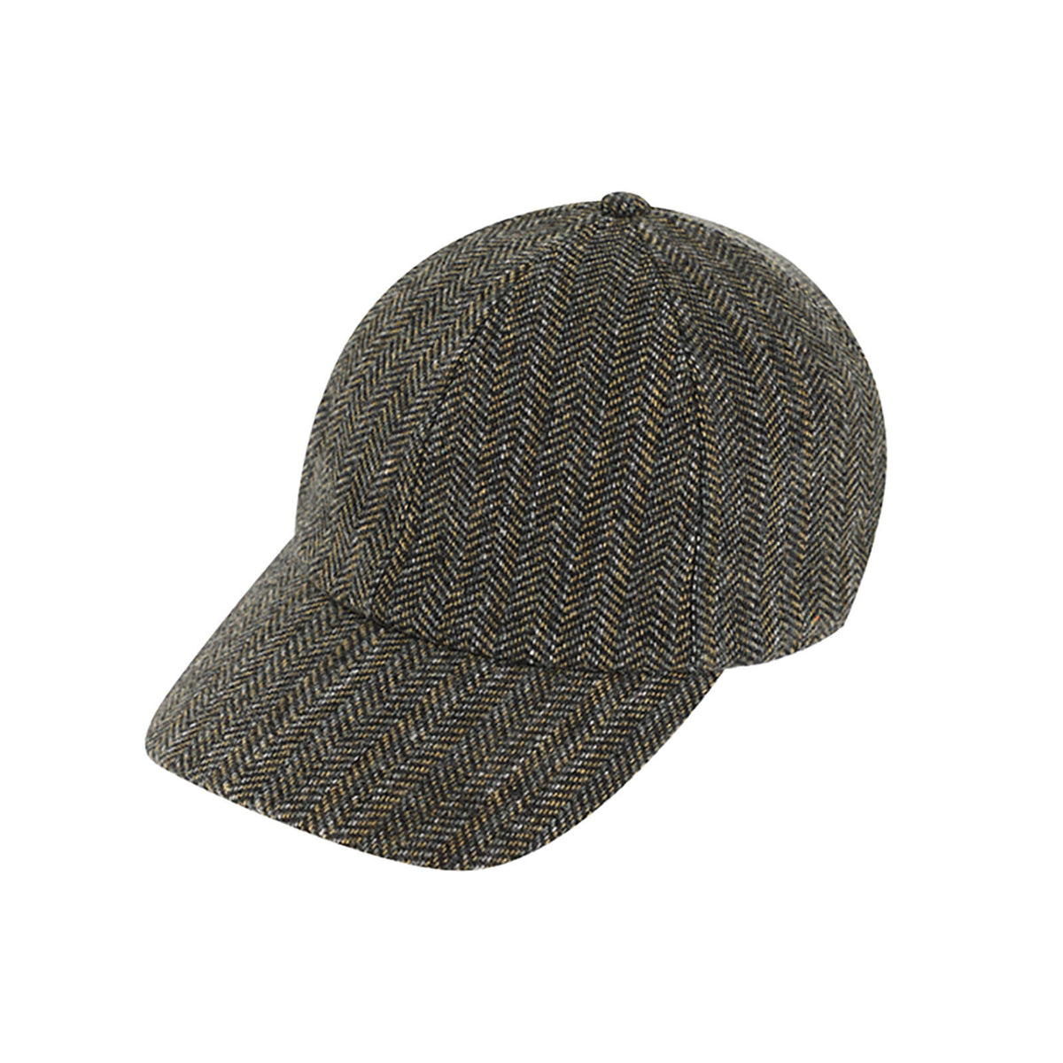 Fiebig Baseballcap Herringbone Oliv