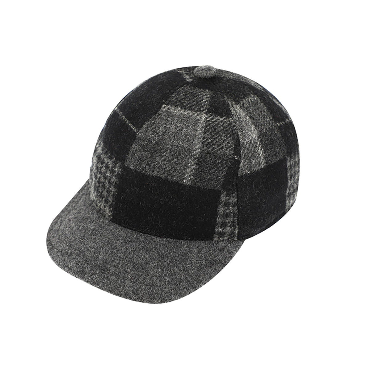 Fiebig Baseballcap Patchwork mit Ohrenklappen Anthrazit