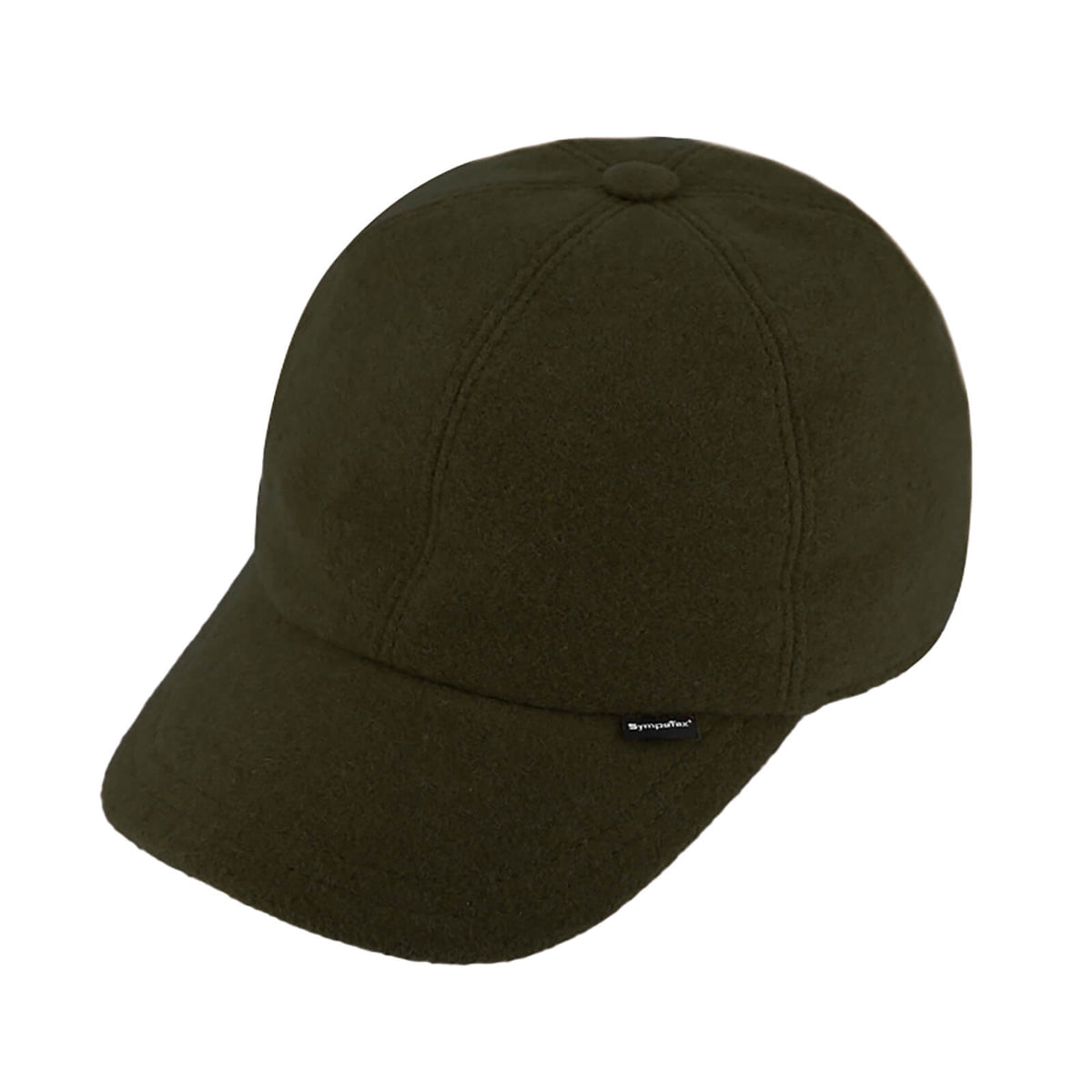 Fiebig Baseballcap Wolle uni Sympatex mit Ohrenklappen Oliv