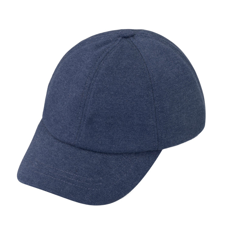 Fiebig Baseballcap melange soft Marineblau