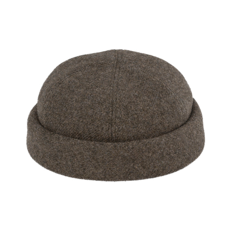Fiebig Dockermütze Shetland melange Taupe