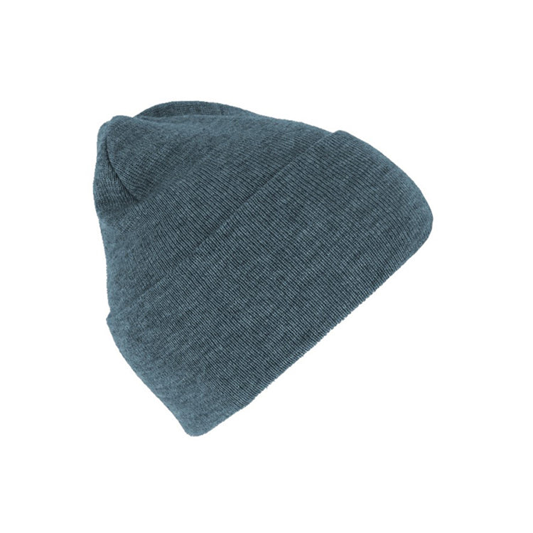 Fiebig Strickmütze Beanie recycelt – Jeansblau