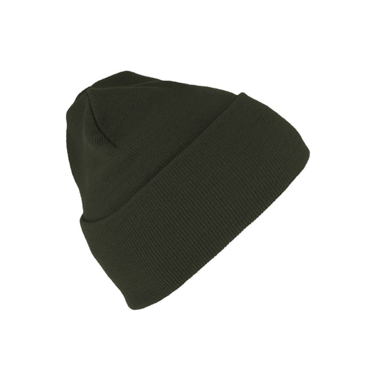 Fiebig Strickmütze Beanie recycelt – Olivgrün