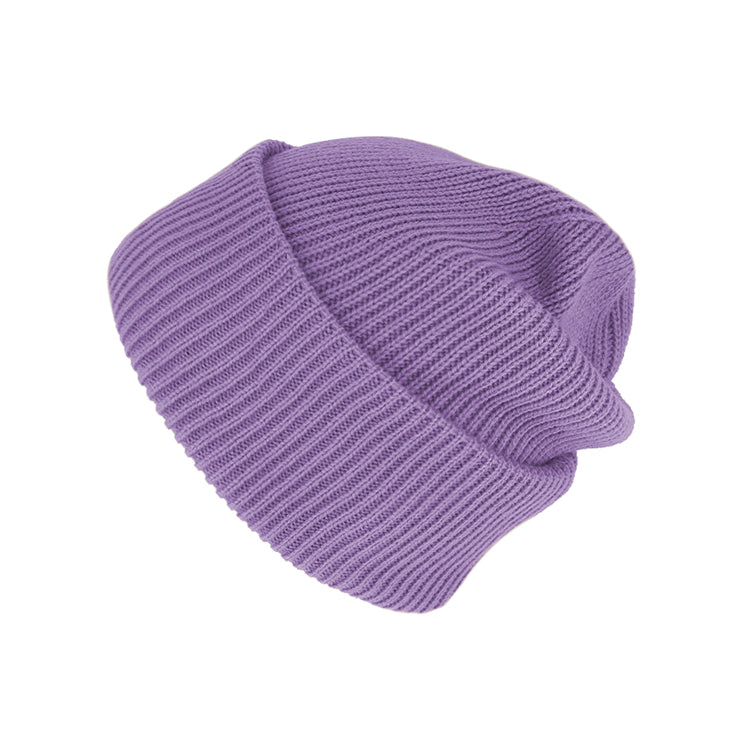 Fiebig Strickmütze Beanie recycelt – Flieder