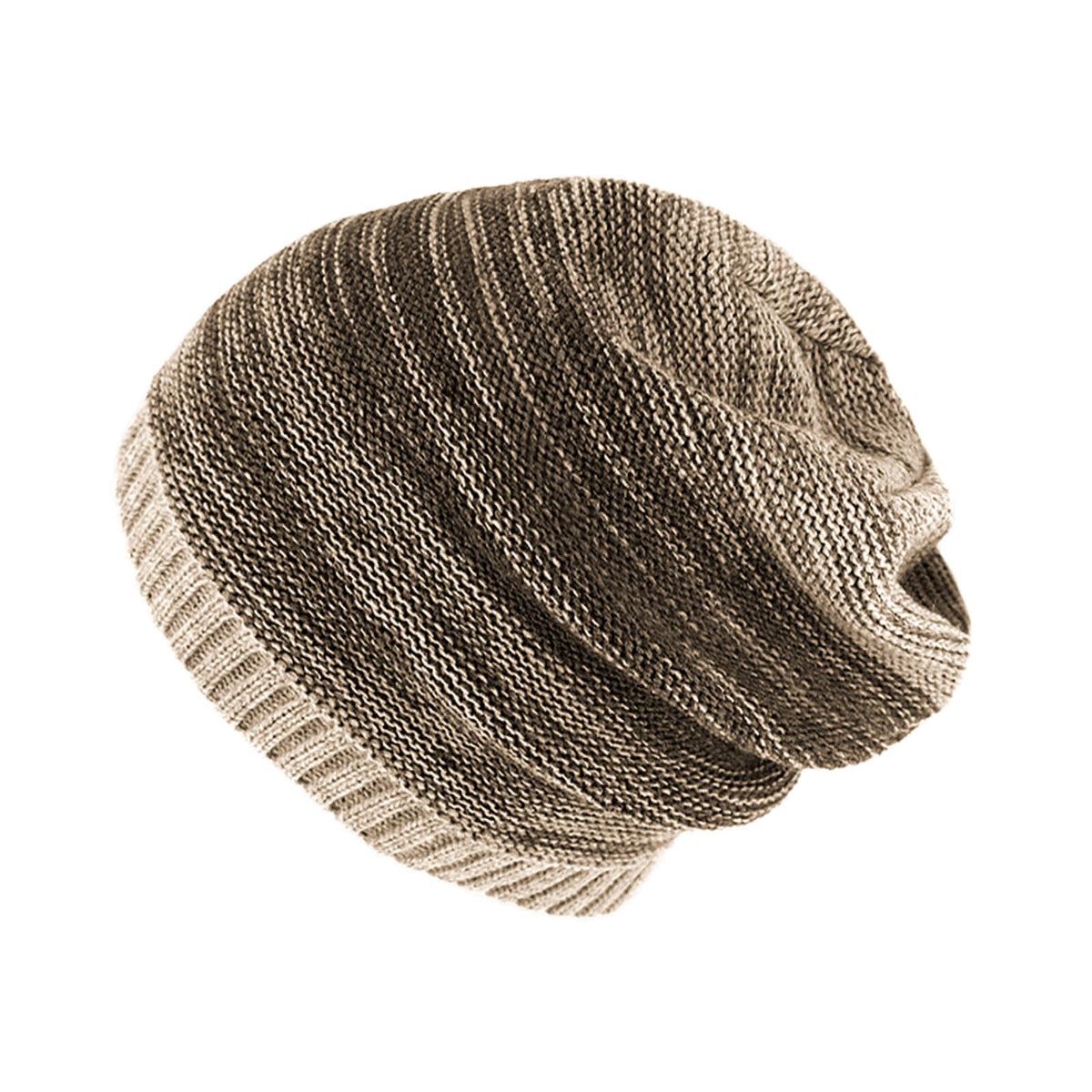 Fiebig Strickbeanie melange mit Rippbund