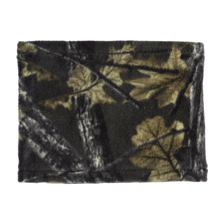 Fiebig Loopschal Camouflage uni wendbar – Olivgrün