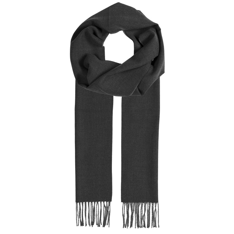 Fiebig Schal uni wendbar – Anthrazit