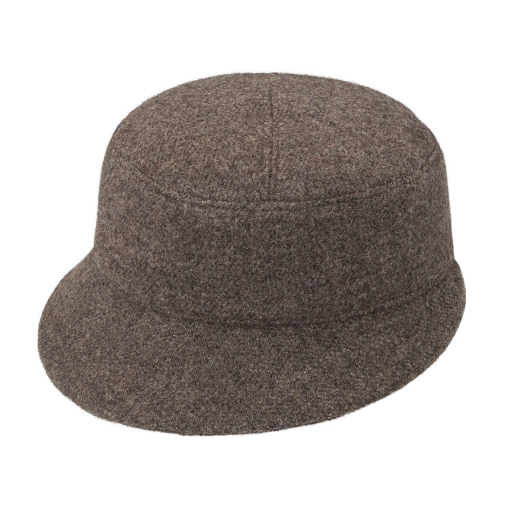 Fiebig Stoffhut Shetland melange Taupe