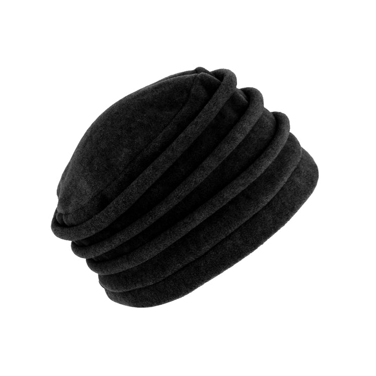 Fiebig Stoffmütze Fleece uni – Schwarz