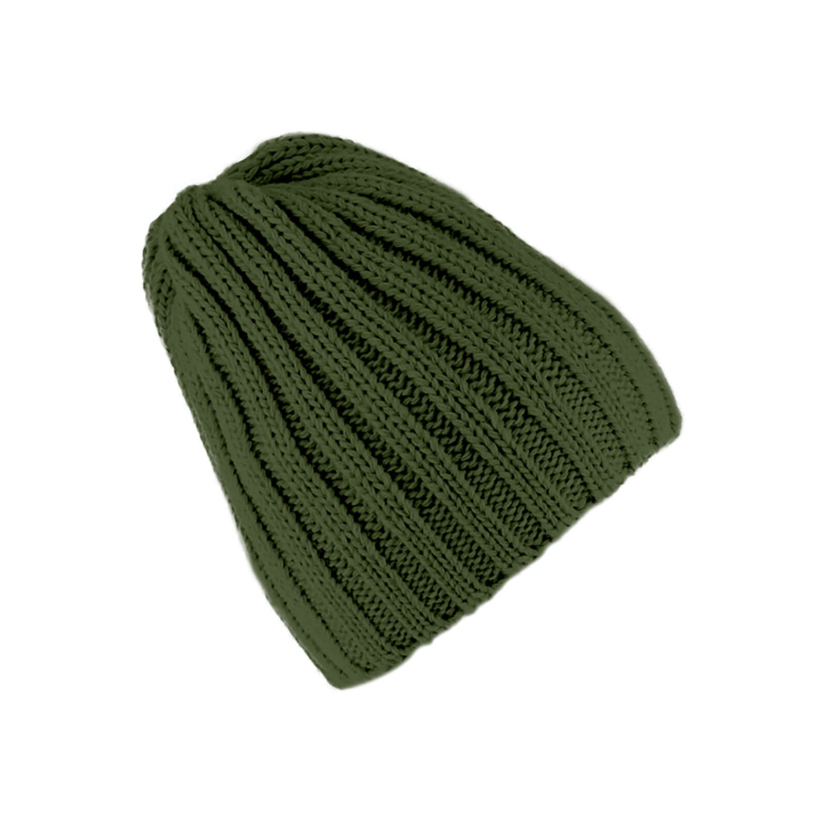 Fiebig Strickmütze gerippt uni