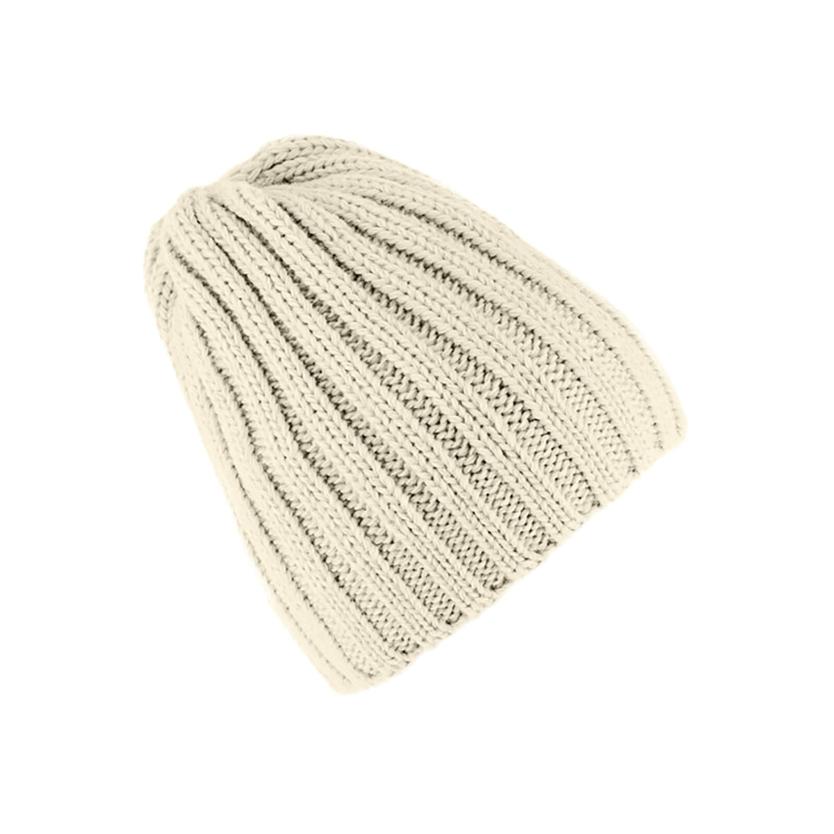 Fiebig Strickmütze gerippt uni