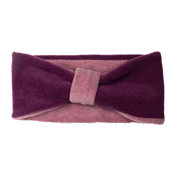 Fiebig Stirnband Fleece zweifarbig – Lila