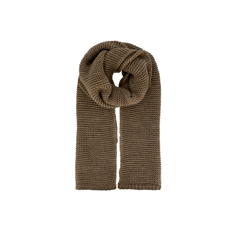 Fiebig Strickschal uni – Braun