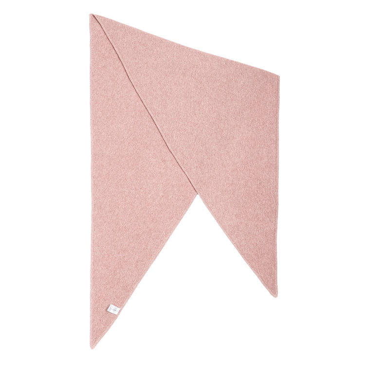 Fiebig Dreieckschal Kaschmir uni – Rosa