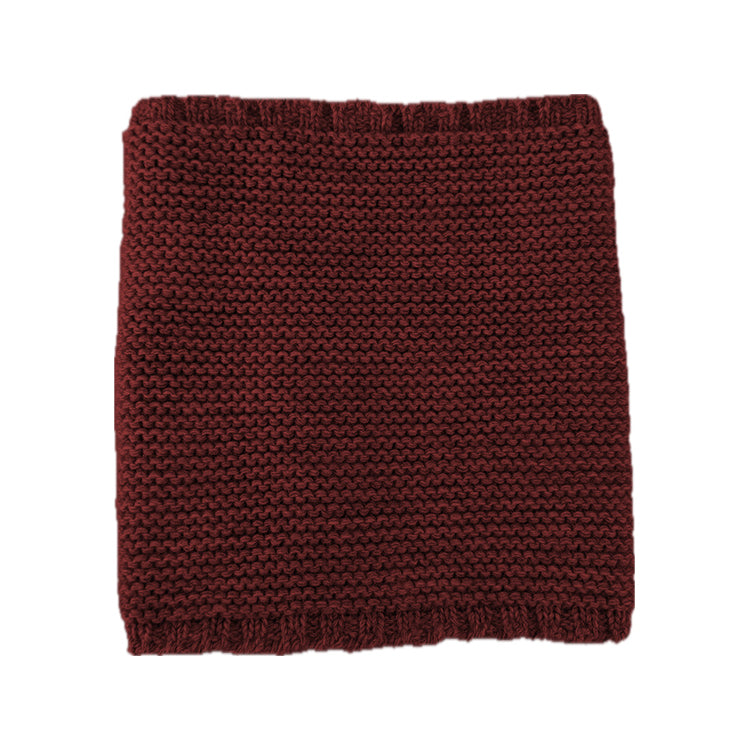 Fiebig Strickloop melange uni – Bordeaux