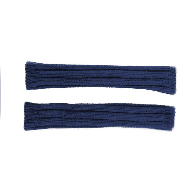 Fiebig Strickbeinstulpen uni – Marineblau