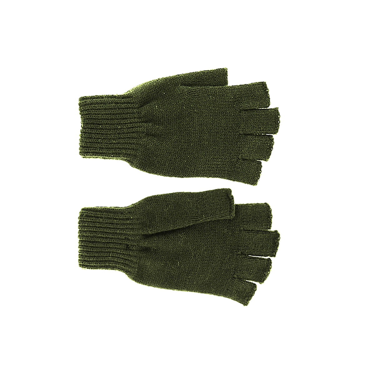 Fiebig Strickhandschuhe uni ohne Fingerspitzen