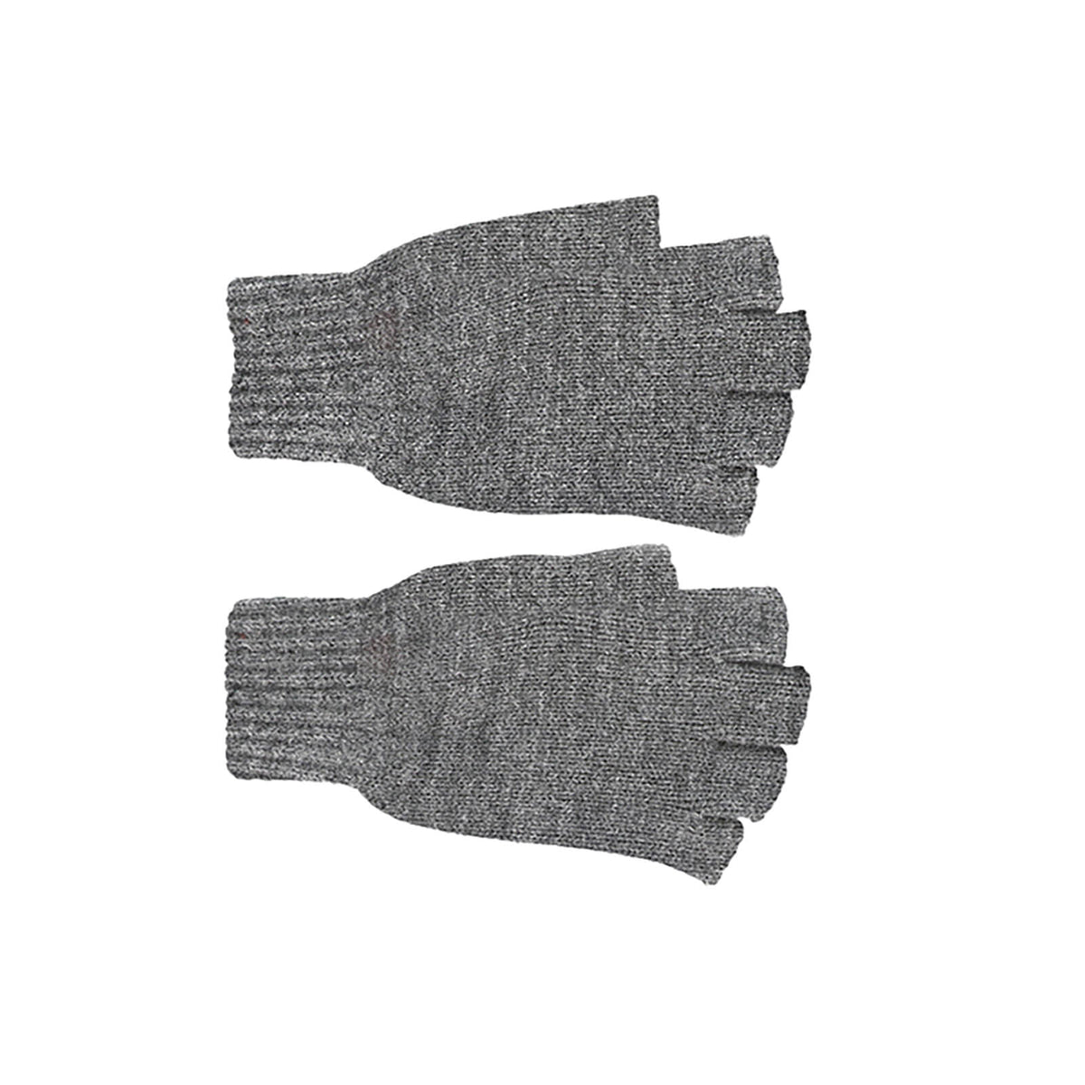 Fiebig Strickhandschuhe uni ohne Fingerspitzen