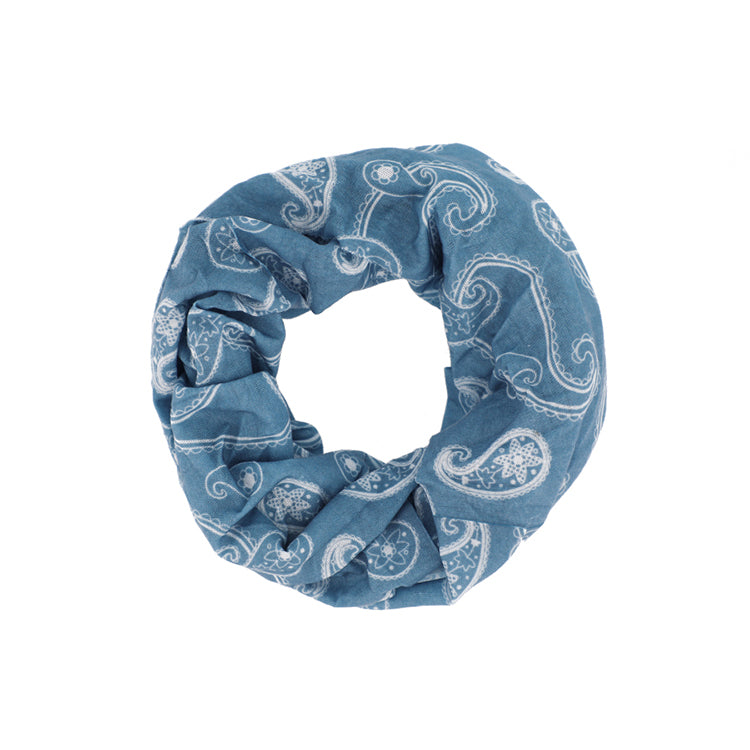 Fiebig Funktionstuch Paisleymuster – Jeansblau
