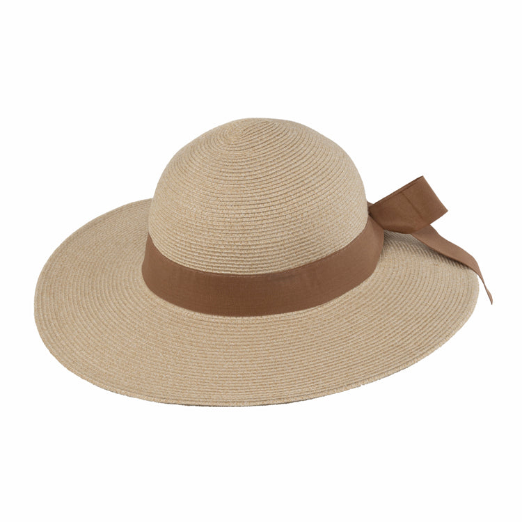 Fiebig Glocke uni mit Band und Schleife Beige