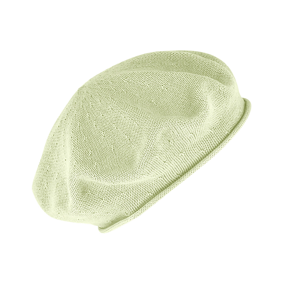Fiebig Strickbaske uni mit Rollrand