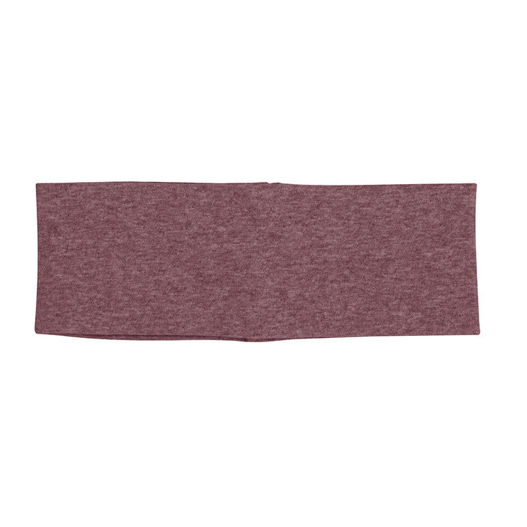 Fiebig Jersey-Stirnband zweilagig uni GOTS – Rot