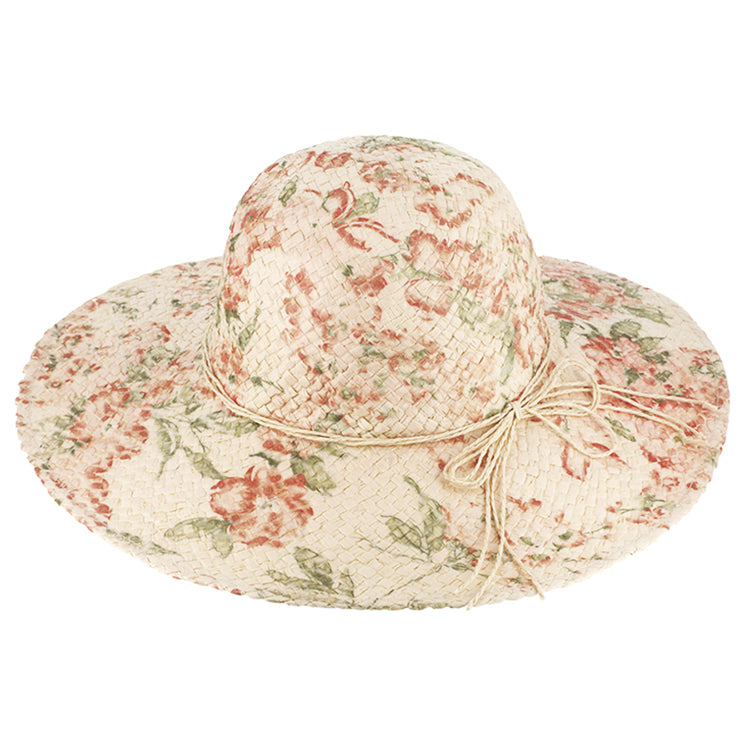 Fiebig Papierhut Glocke Blumenprint – Natur