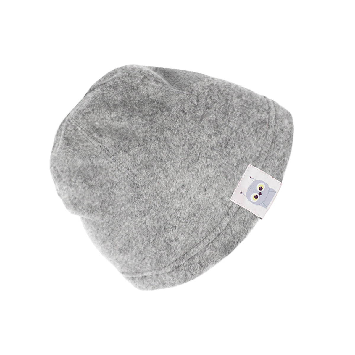 Fiebig Stoffmütze Fleece uni Hellgrau