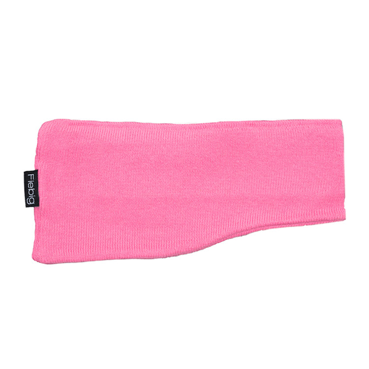 Fiebig Strickstirnband Baumwolle uni – Rosa