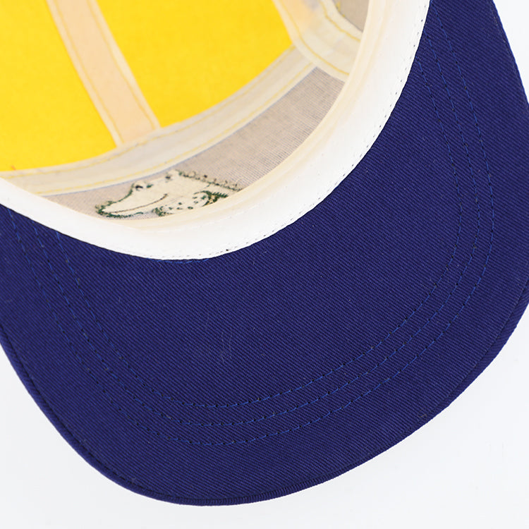 Fiebig Baseball Cap 5-Panel dreifarbig mit Stickerei Marineblau – Innenansicht