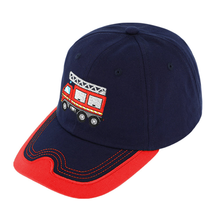Fiebig Baseball Cap zweifarbig mit Stickerei UV Schutz Rot – Gesamtansicht