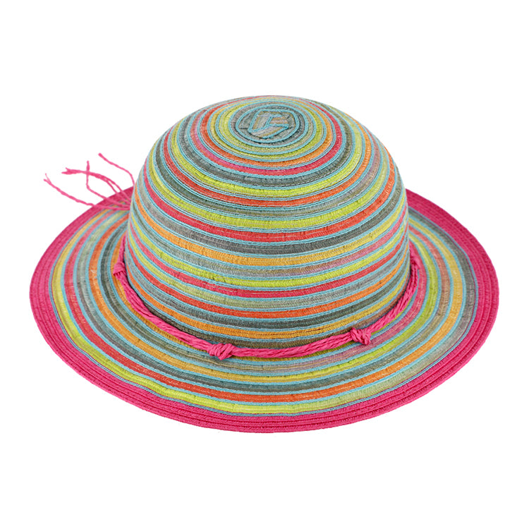 Fiebig Papierhut Glocke gestreift Pink
