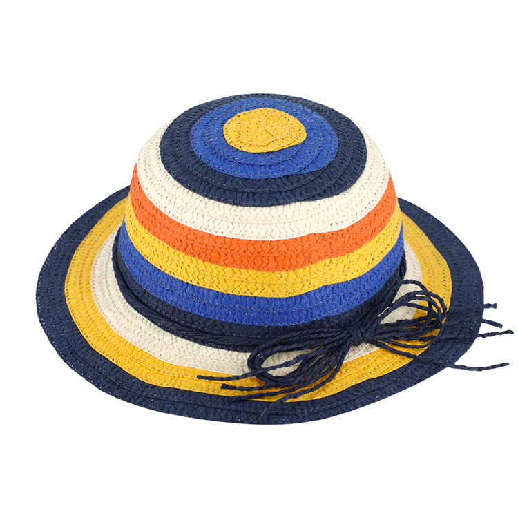 Fiebig Papierhut Glocke Gestreift Marineblau