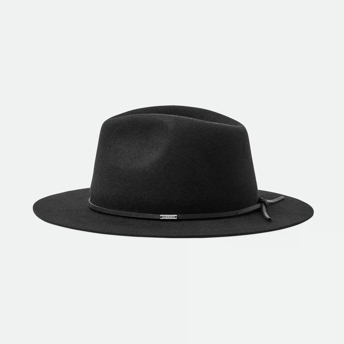 Brixton Wollfilzhut Wesley Fedora Schwarz