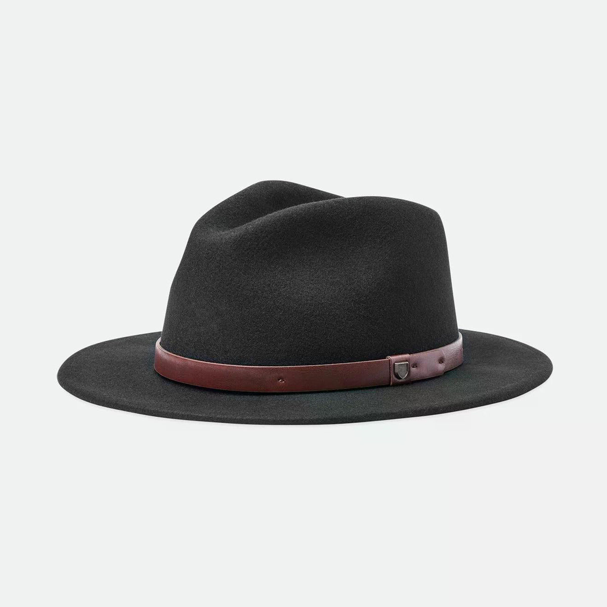 Brixton Wollfilzhut Wesley Fedora Schwarz