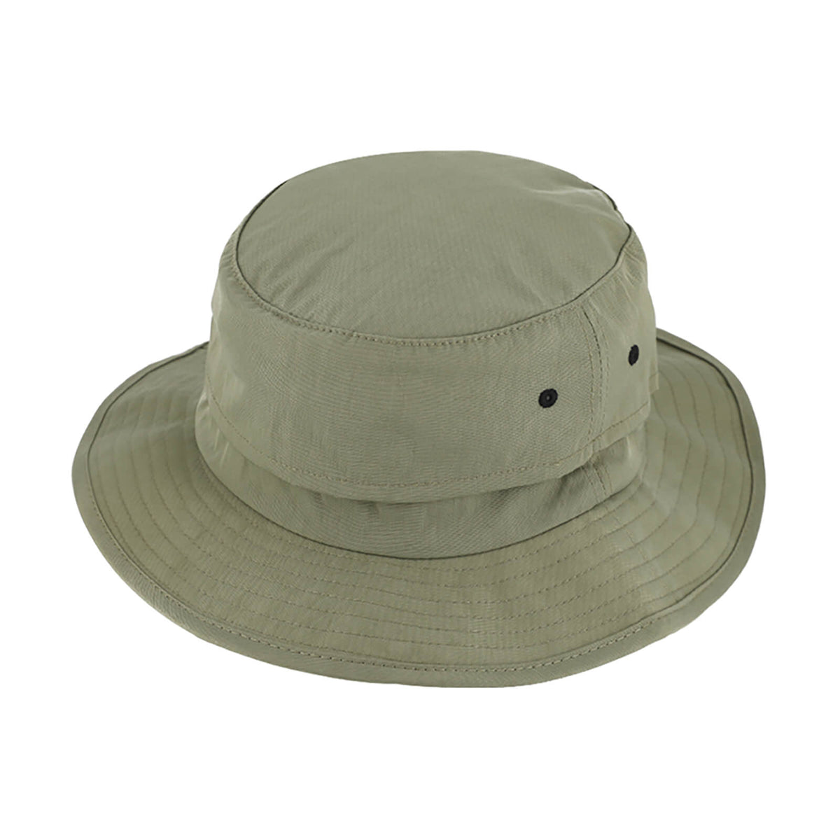 Fiebig Stoffhut uni mit Luftlöchern und verstellbarem Kinnband Khaki